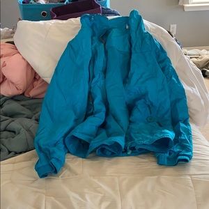 Bright Blue Vintage Wind Jacket